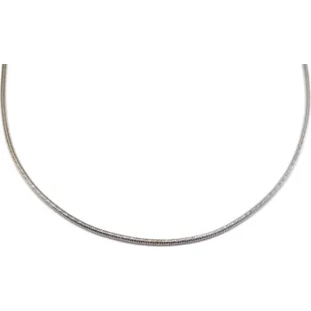 Náhrdelník Stříbrný náhrdelník typu lanko Délka náhrdelníku: 45cm