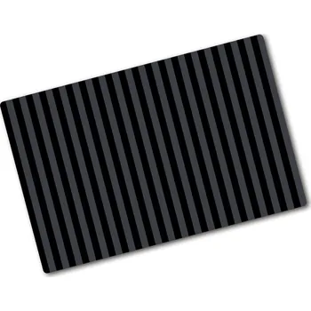 Kuchyňské prkénko Kuchyňská deska skleněná Černošedé pásky