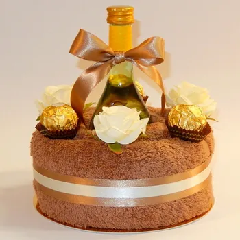 umělá květina Ateliér Confetti Dort z ručníku - Alois