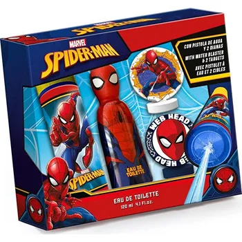 Dětský parfém Ep Line Spiderman EDT 120 ml + vodní pistole + 2x terč