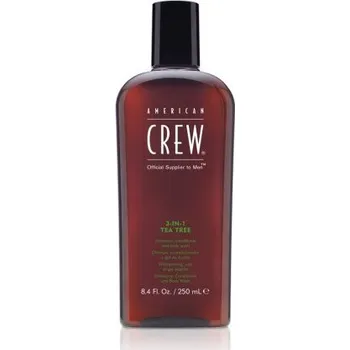 Šampon American Crew Tea Tree 3in1 - Šampon + kondicionér + gel 250 ml
