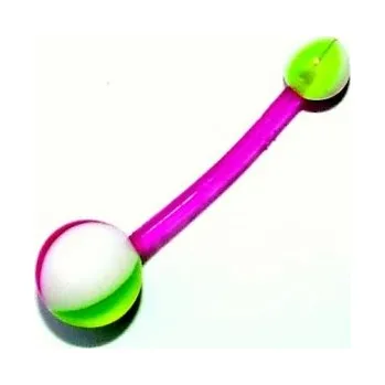 Piercing Piercing do pupíku barevný