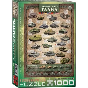 Puzzle Eurographics Historie tanků 1000 dílků