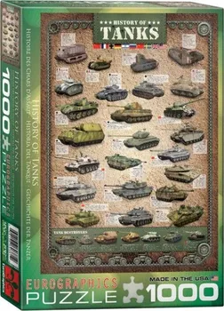 Puzzle Eurographics Historie tanků 1000 dílků