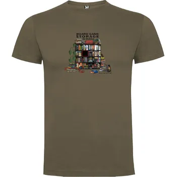 Pánské tričko TLAMA games T-shirt "Storage 3D Puzzle" Barva: Ořechová hnědá, Velikost: L