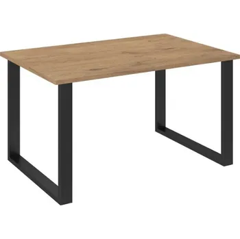 Jídelní stůl LOFT jídelní stůl 138/90, dub lancelot/černá