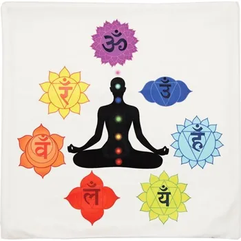 Povlak na dekorativní polštářek Povlak na polštář Čakry 02 45 x 45 cm sada 2 ks