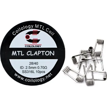 Vata Coilology MTL Clapton předmotané spirálky SS316 0,7ohm 10ks
