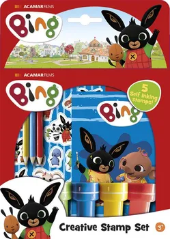 Dětské razítko Bambolino Toys Sada razítek a samolepek Bing Bunny