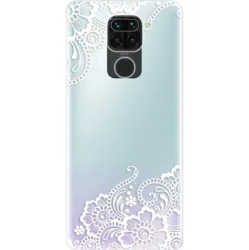Pouzdro na mobilní telefon Odolné silikonové pouzdro iSaprio - White Lace 02 - Xiaomi Redmi Note 9