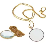 Verk Lupa na řetízku 40 mm zlatá