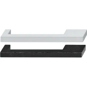 Nábytkové kování Úchytka nábytková trend barva bílý hliník/železo s patinou barva Bílý hliník, lakovaný