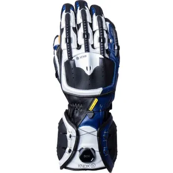Moto rukavice Sportovní rukavice na motocykl Knox Handroid IV, modré Velikost: XXL