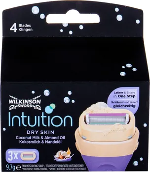 Wilkinson Sword Intuition Dry Skin náhradní břit 3 ks