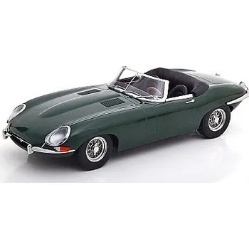 Plastikový model KK-SCALE JAGUAR E-TYPE COUPE SERIES 1 LHD CABRIO OPEN 1961 DARK GREEN L.E. 500 PCS. 180481