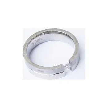 Prsten Zásnubní prsten z chirurgické oceli 62