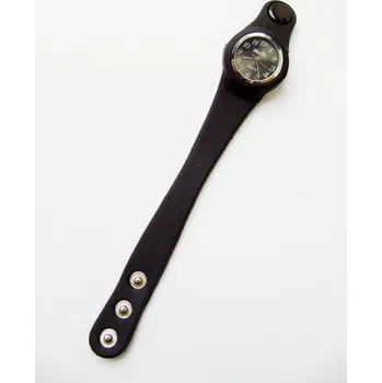 Hodinky Černé silikonové hodinky