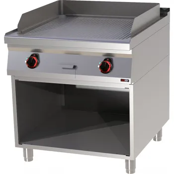 Kuchyňský gril Deska grilovací elektrická FTR 90/80 E rýhovaná REDFOX