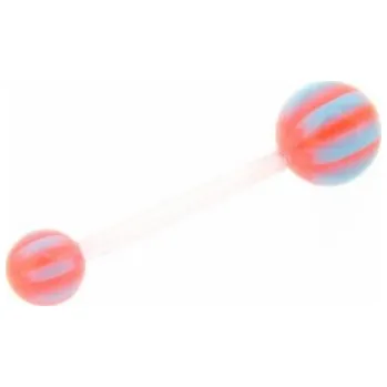 Piercing Piercing z plastu růžový