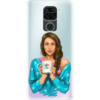 Pouzdro na mobilní telefon Odolné silikonové pouzdro iSaprio - Coffe Now - Brunette - Xiaomi Redmi Note 9
