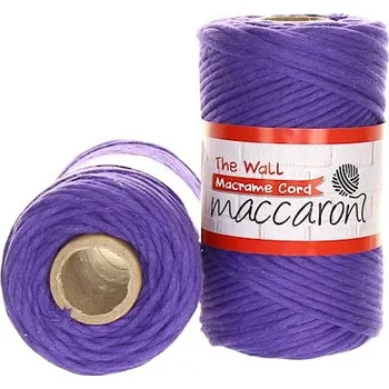 Příze Maccaroni The Wall 3mm fialová 806