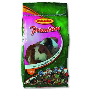 Pro hlodavce Krmivo AVICENTRA premium morče 1kg