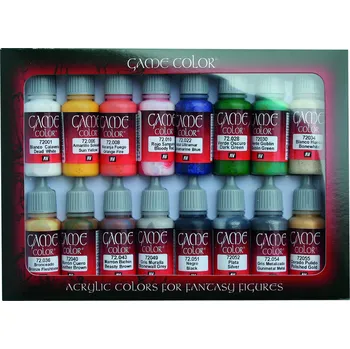 Modelářská barva Vallejo Introduction Game Color Set 72299 