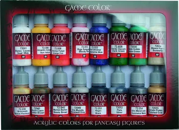 Modelářská barva Vallejo Introduction Game Color Set 72299 