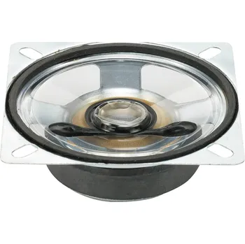 Poplachová siréna TRU COMPONENTS YD66-5-4F45M-G 6.6 cm mini reproduktor 8 Ω Plastová membrána, Transparentní membrána, Odolný proti vlhkosti