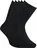 Styx Vysoké bambusové ponožky 5 pack černé, 35-38