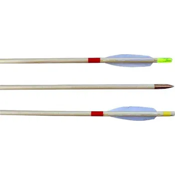 Příslušenství pro luk a kuši Šíp dřevěný EXTRA 8/600, peří - pro luk Junior ( Šíp dřevěný EXTRA 8/600, peří)
