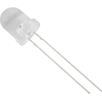 Dioda TRU COMPONENTS 1577404 LED s vývody červená kulatý 8 mm 3500 mcd 25 ° 20 mA