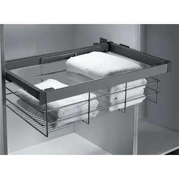 Úložný box Wireli Úložný koš, 685x427x196 mm, chrom