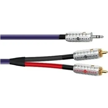 Audio kabel WireWorld PULSE - Interkonekt Mini Jack - 2 RCA - 3M