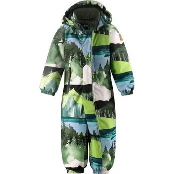 Kojenecká kombinéza Reima Puhuri Dark Green