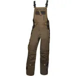 Kalhoty pracovní s laclem Ardon VISION 03 hnědá 182 64