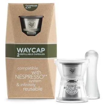 WayCap Nespresso Plnitelné nerezové kapsle 2 ks WayCap Nespresso Plnitelné nerezové kapsle 2 ks