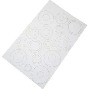 RC model ostatní Estes šablona papírová na kroužky, adaptéry (4)