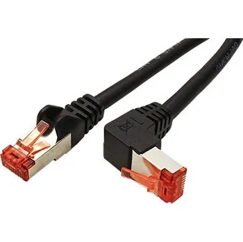 Počítač goobay S/FTP patchkabel kat.6, lomený konektor, 10m, černý (51547) - 21.92.2399