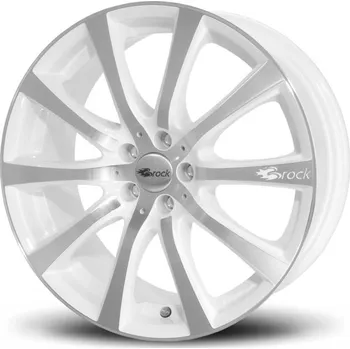 Disk Alu disk Brock B21 7x16, 5x100, 63.4, ET46 Schwarz Matt Voll-Poliert (SMVP)