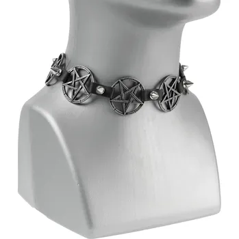 Přívěsek obojek Pentagram - LSF9 35