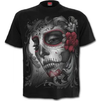 Pánské tričko Unisex Tričko Spiral MUERTA - SKULL ROSES DT237698 Velikost: S