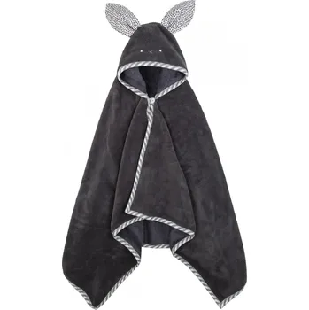 tmavě šedá velká osuška "zajíček"