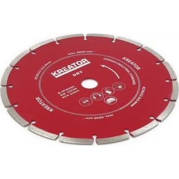 Řezný kotouč Kreator KRT082061 diamantový kotouč, při nákupu nad 3500,-Kč doprava zdarma