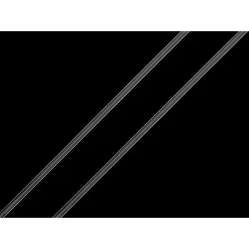 Galanterie Pruženka / gumička kulatá Ø1 mm, barva transparent