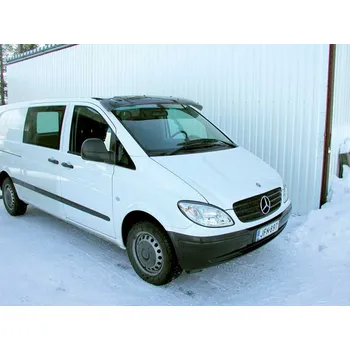 Plexi ofuk oken Sluneční clona MB Vito/Viano 2004-, art. 3049AB/komplet (kompletní clona - akrylová část s montážní sestavou)