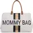 Childhome Mommy Bag Nursery Bag, Big Off White/Black Gold