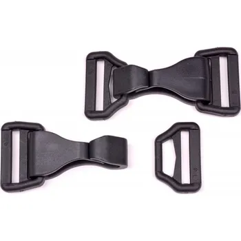 Plastová karabina 30mm, barva Černá