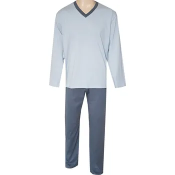 Pánské pyžamo Pánské Pyžamo Dlouhé FOLTÝN PD 157 Velikost: 5XL