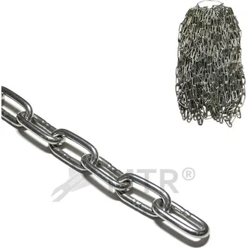 Řetěz MTR Řetěz dlouhý článek nerez A2, svazek Varianta: Řetěz dlouhý článek nerez A2, svazek 2x12mm nerez A2